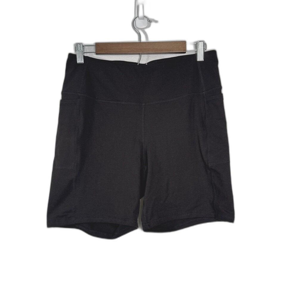 TRU by Torrid Black Bike Shorts Pockets Athletic High Waist Sz 1